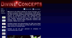 Desktop Screenshot of divine-concepts.co.za